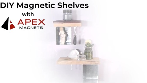DIY: Magnetic Shelves